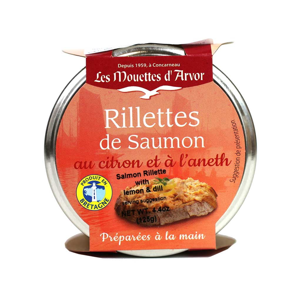 Mouettes d'Arvor - Salmon Rillettes with Lemon & Dill, 125g - Walmart.com