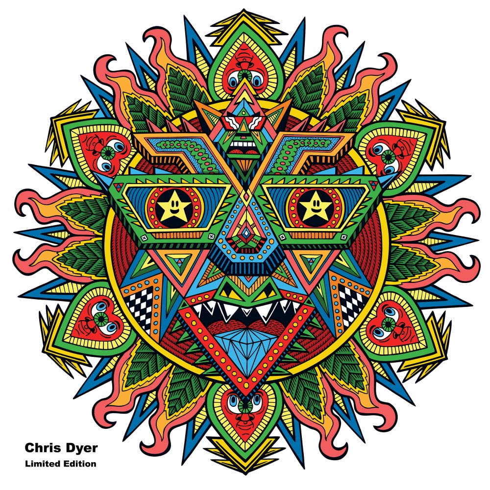 Mougee Flow Star Signature Chris Dyer Limited Edition Art Collection (Robot Sun-Classic)