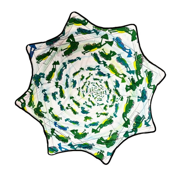 Mougee Mini Star Flow Star - 20" Diameter - Smaller size for smaller hands and Easier Spinning (Frogspin)