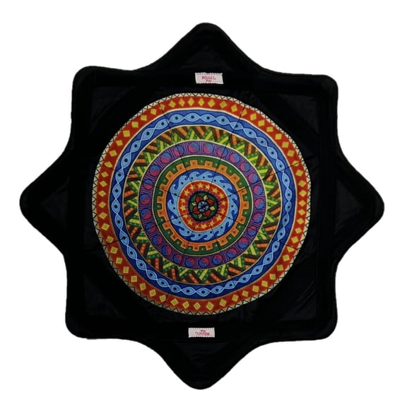 Mougee Mini Star Spinning Cloth - 20" Diameter (Record Mandala- Chris Dyer Collection)