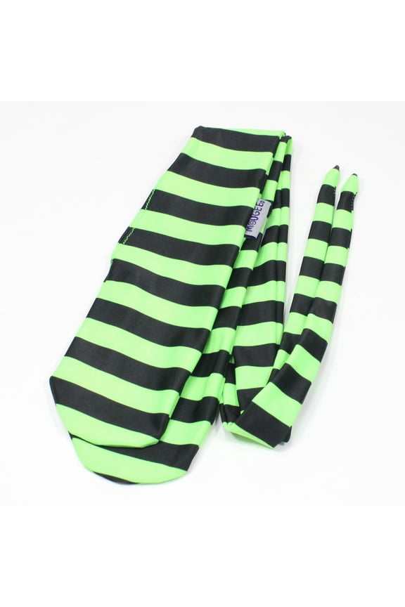 Sock Poi - Quality Nylon Sock POI (Green and Black Stripes 28")
