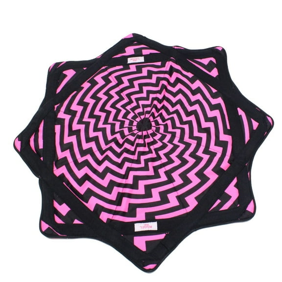 Mougee Star Mini Flow Star - Neon Series - 20" Diameter - Smaller size for smaller hands and Easier Spinning (Pink)