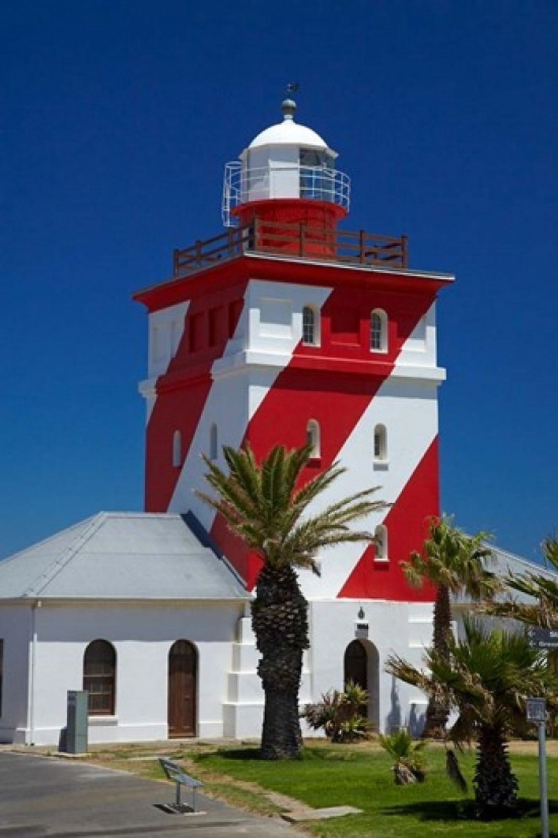 Mouille Point Lighthouse (1824) Cape Town South Africa Canvas Art - David Wall DanitaDelimont (18 x 24)