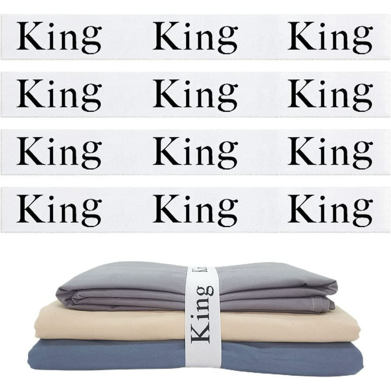 Sheet Keepers - King Size/Cal King - Elastic bands to keep sets of sheets  together! (set of 2)