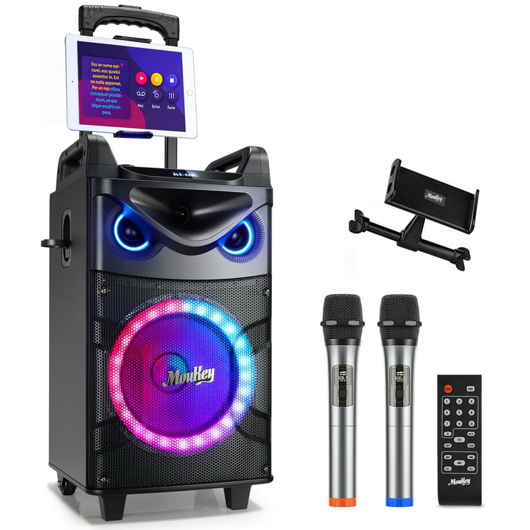 Speaker with best sale microphone walmart