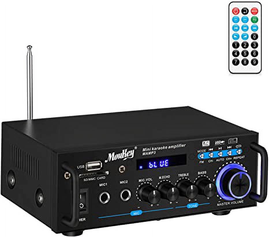 BT Hybrid PreAmplifier, Home Theater Stereo PreAmp Receiver, MP3/USB