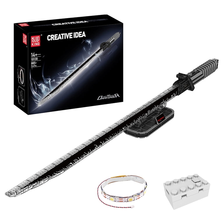 Mould King 10138 Dark Sword Darksaber Clamp Blocks Kit Sword