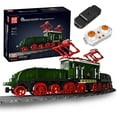 thumbnail image 1 of Mould King 12023 Technical Car Toys Motorized Obb 1189.08 Electric Train Model Building Block, Green, 1 of 7