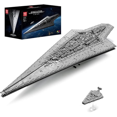 Mould King 13134 Star Destroyer Ship , 7588 Pieces Building Block Kit, Construction Adult Toy Stem Ucs
