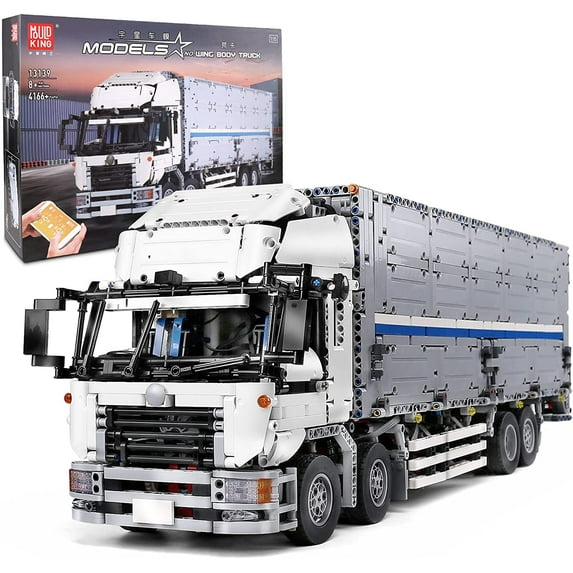 Mould King 13139 Tow Wing Body Truck Lorry Car Engineering Building Block Adult Kid Toy