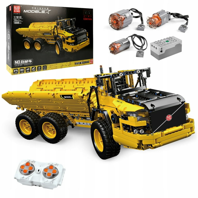 Mould King 17010 Tipper Dump Truck RC Car Remote Control Building Block Toy Kit Gift Set