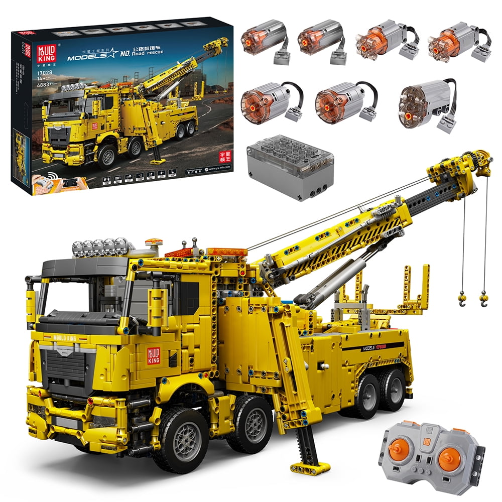 Mould King 17028 Road Rescue Vehicle Building Block Kits, MOC Building ...