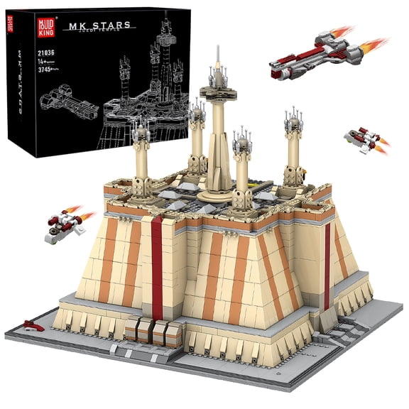 Mould King 21036 Star Plan Toys The Jedi Temple Model Building Block Kids Christmas Gift