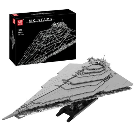 Mould King 21072 MOC Recreat Classic Starship Building Kit UCS Star Executor Dreadnought Building Blocks
