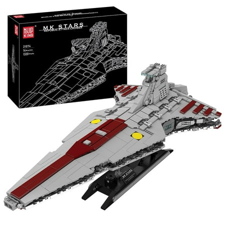 Mould King 21074 Super Star Destroyer Model Venator-Class Republic Attack Cruiser Building Block UCS model Collectible Toy Kit