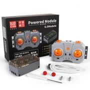 Mould King M0019 6.0 مجموعة وحدات كهربائية ، مجموعات وظائف الطاقة 6.0 مع جهاز تحكم عن بعد قابل للشحن وصندوق بطارية ، مجموعات وظائف عالية السرعة 2.4G 6 قناة
