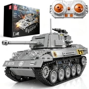 Mould King RC Tiger Tank Building Set, 971 Pcs WW2 Military Tank Model