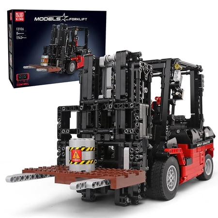 Mould King Technical Car Toys 13106 Motorized Forklift Truck Building Block
