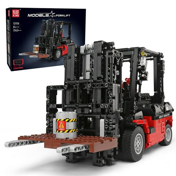 Mould King Technical Car Toys 13106 Motorized Forklift Truck Building Block