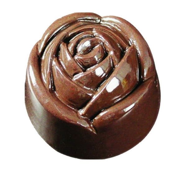 Mould Plastic PC Shaped DIY Hard Rose Chocolate Polycarbonate Jelly Cake Mould,dessert molds