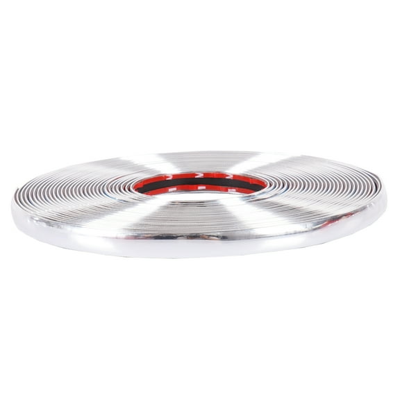 Moulding Trim Universal Truck Car Body Chrome Trim Strips Decorative Scratch-Proof 1/2"Wide Silver