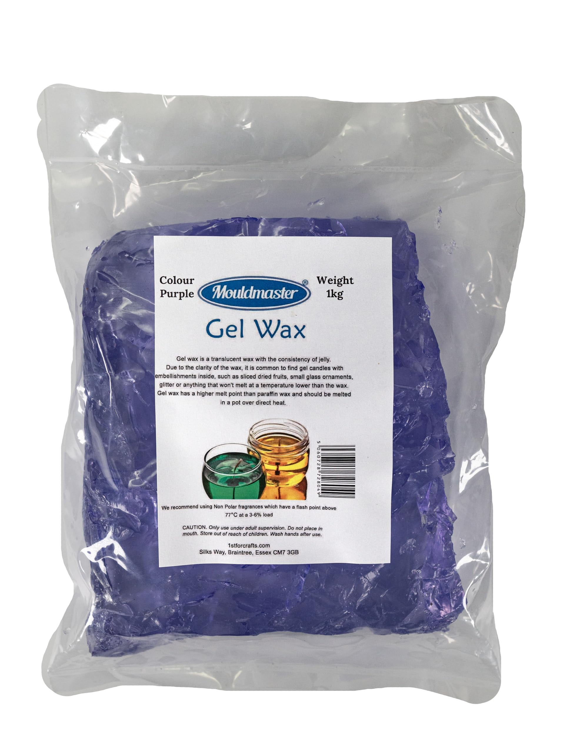Mouldmaster 1 Kg Candle Making Gel Wax Purple - Walmart.com
