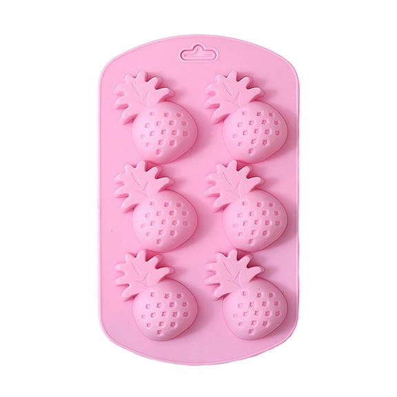 Moulds 2 Product Title Silicone Fruit Shaped Ice Tray - 6-Cavity Candy for Ice Cubes Chocolate Soap Cakes Reusable Safe for Freezer Oven Dishwasher Suitable for Refrigerators