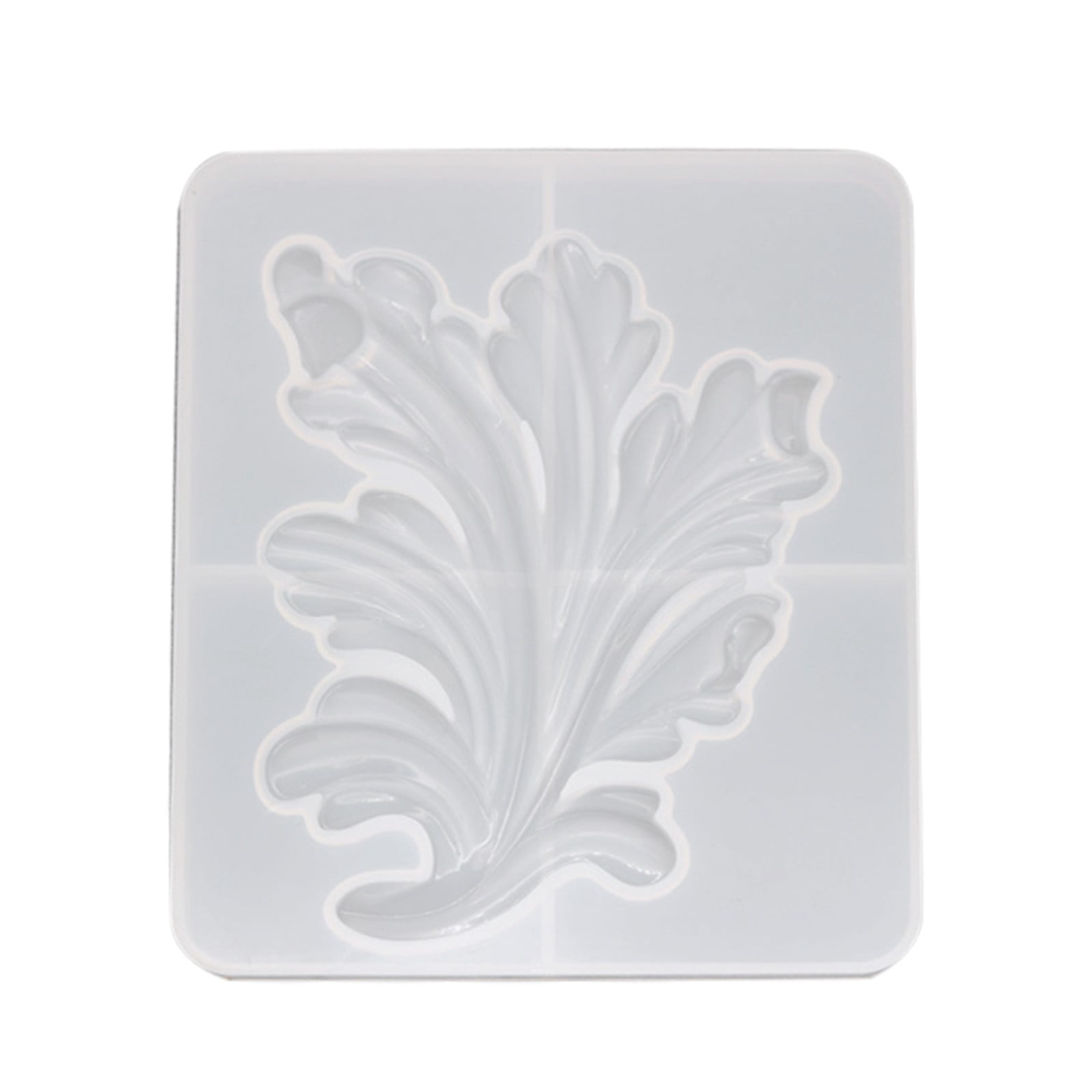 Moulds Epoxy Moulds Artificial Slice Home Decor Tropical Leaves Resin
