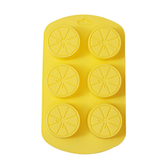 Moulds Silicone Fruit Shaped Ice Tray 1 Piece Versatile for Refrigerators Ovens Dishwashers Reusable Chocolate Maker with 6 Holes Ideal for Ice Cubes Cakes and Soap