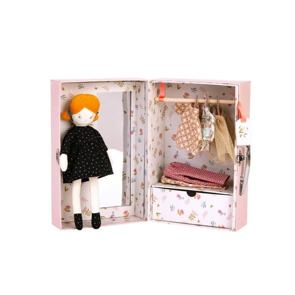 Moulin Roty Blanches Wardrobe Suitcase