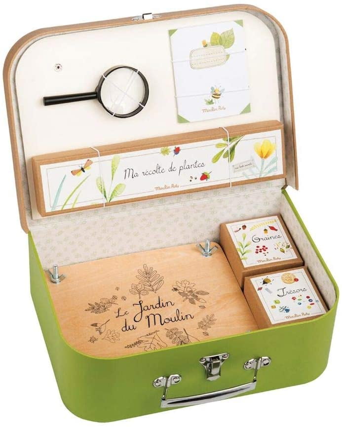 Moulin Roty Le Jardin - Botanist's Kit Carry Case (Valise Le Botaniste)