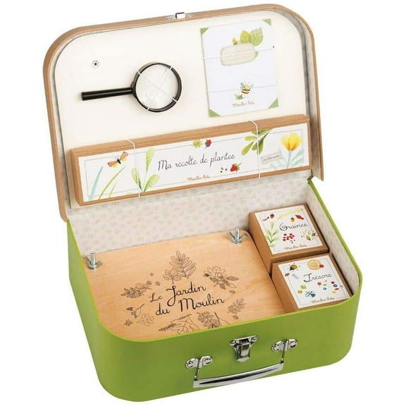 Moulin Roty Le Jardin - Botanist's Kit Carry Case (Valise Le Botaniste)
