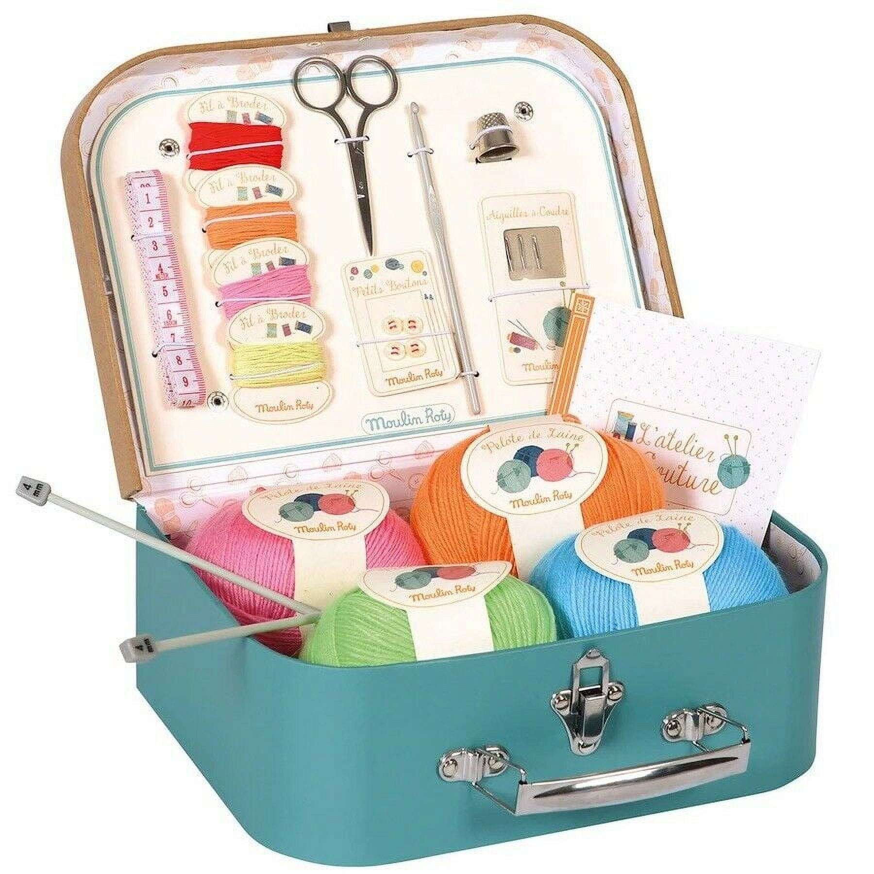 Moulin Roty Sewing Kit (Couture Jouets d'heir) Crochet /Knitting/Sewing!