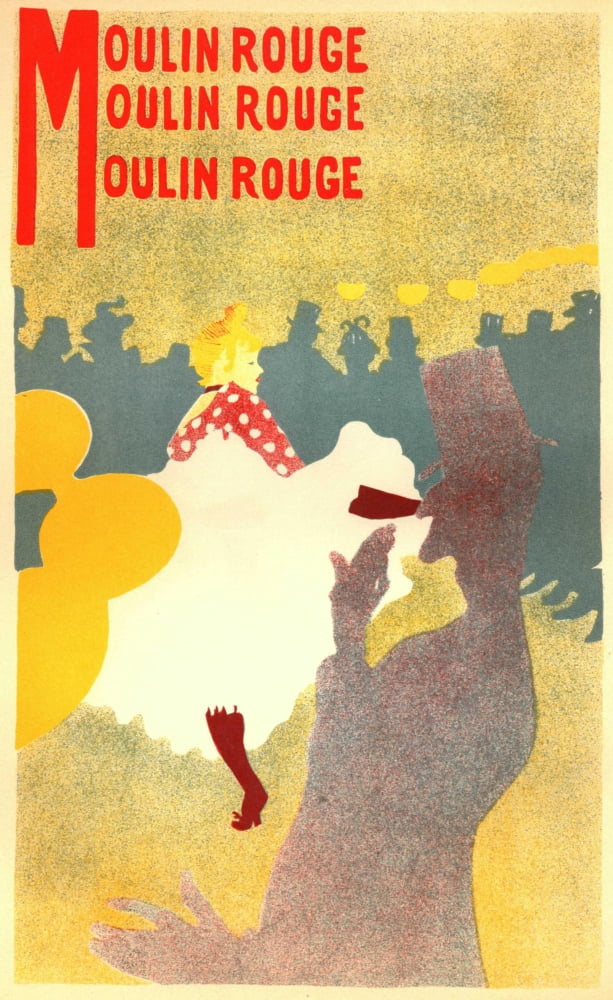 Moulin Rouge 2 Canvas Art - H de Toulouse-Lautrec (18 x 24)