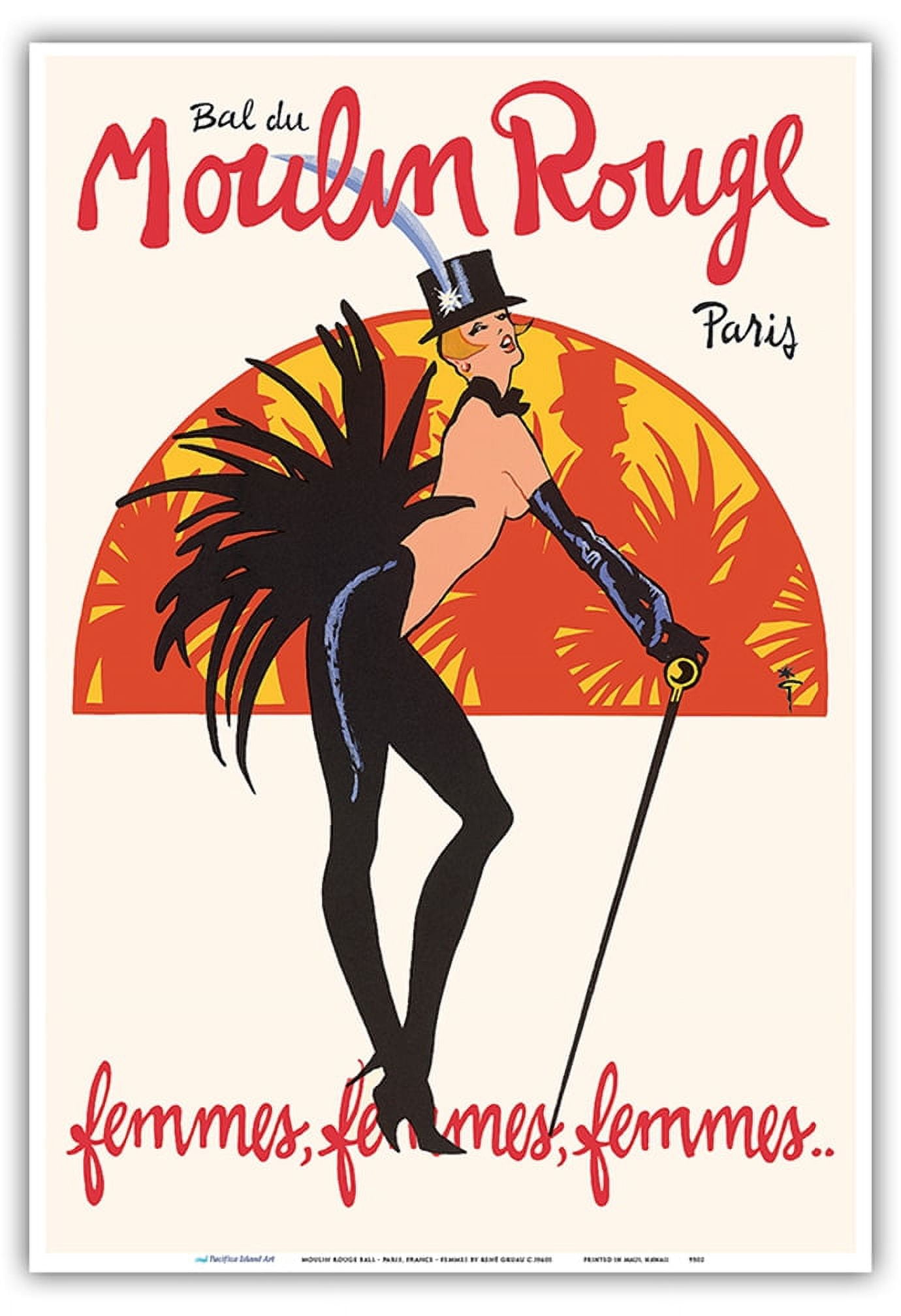 Moulin Rouge Ball - Paris France - Femmes Burlesque Dancers