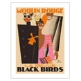 thumbnail image 1 of Moulin Rouge Paris France - La Revue Black Birds - Vintage Cabaret Poster by Paul Colin c.1929 - Bamboo Fine Art 290gsm Paper (Unframed) 17x22in, 1 of 4