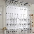 thumbnail image 1 of Mouliraty 1 PCS Vines Leaves Door Window Curtain Drape Panel Sheer Scarf Valances, 1 of 7