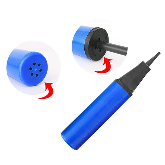 Mouliraty 1 Pcs Balloon Pump Hand Held, Hand Pump, Inflator Air Pump for Balloons, 2-Way Dual Action, Portable Plastic Pump Inflator For Party Toy(Random Color)