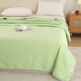 thumbnail image 1 of Mouliraty 180×220cm/70.86×86.61in Lightweight Summer Quilt - Soft & Breathable Cooling Blanket, Hypoallergenic, Solid Color, Machine Washable, 1 of 9
