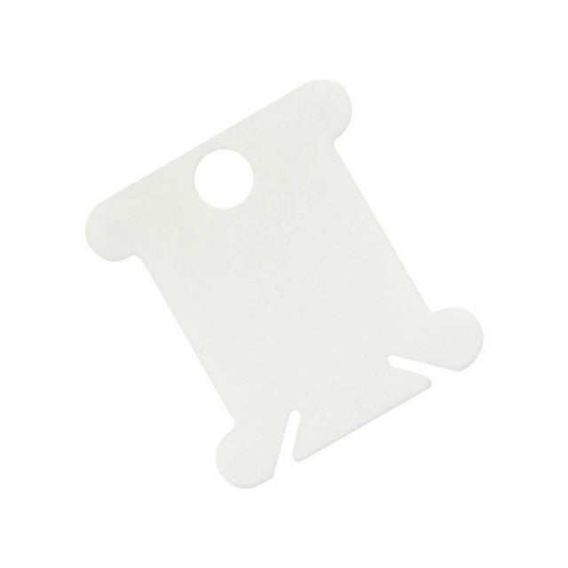 Mouliraty 20 Plastic Floss Bobbins For Embroidery Floss Organizer