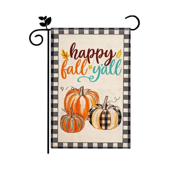 Vikakiooze 2023 Halloween Garden Flag Outdoor Courtyard Flag Digital Printing Double Sided Printing Garden Flag