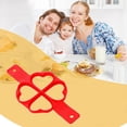 thumbnail image 1 of Mouliraty 4 Hole Omelette Maker Multi-functional 7-link Round Star Heart Shaped Pancake Maker Breakfast Baking Molds, 1 of 6