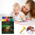 thumbnail image 1 of Mouliraty 48PCS Colors Pencil Set Oily Colored Painting Pens Oil-based Colored Pencil Painting Colored Pencil, 1 of 9