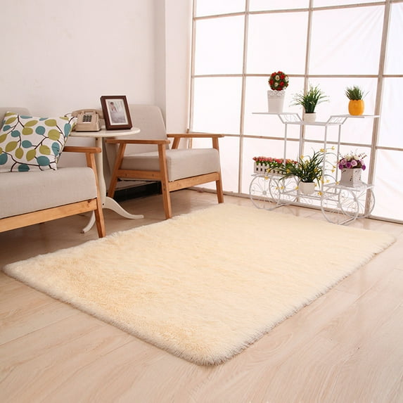 Mouliraty 60x160cm Rugs Area Rug Dining Room Bedroom Carpet Floor Mat Beige