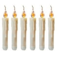 thumbnail image 1 of Vikakiooze Home Decor , 6PCS Battery Operated Flameless LED Taper Candles Lights Fake Candles, 1 of 8