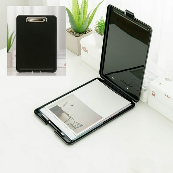 Mouliraty A4 File Box File Test Paper Storage File Box Multi-function File Box Plastic Transparent Folder