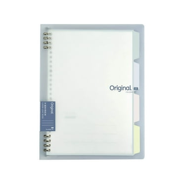 Mouliraty B5 Loose Leaf Notebook With Thickened Skin Feel Student Notebook