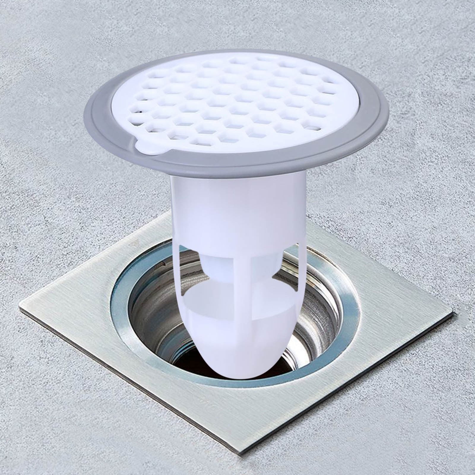 Mouliraty Bathroom Shower Filter Floor Removable Deodorant Cover ...