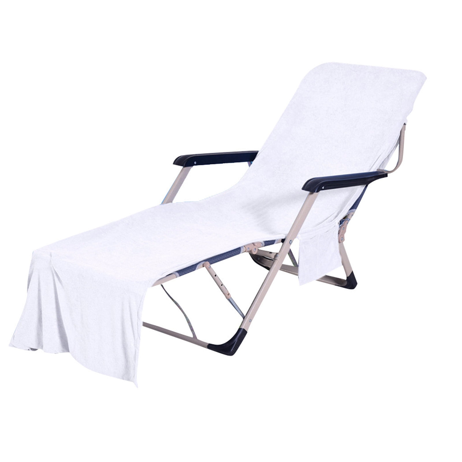 Mouliraty Beach Towel Lounger Cover, Beach Chair Towel, Beach Chair Blanket, 73x210cm, Multi-Purpose Towel, Beach, Pool, Bath, Travel, Picnic, Camping Towel