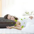 thumbnail image 1 of Mouliraty Bed Pillows,16.5x27.5in,Velvet Hotel-grade And Supportive Down Bed Pillow Suitable for Back Side And Stomach Sleepers Made of Skin-friendly Cotton Fabric,Gray, 1 of 6